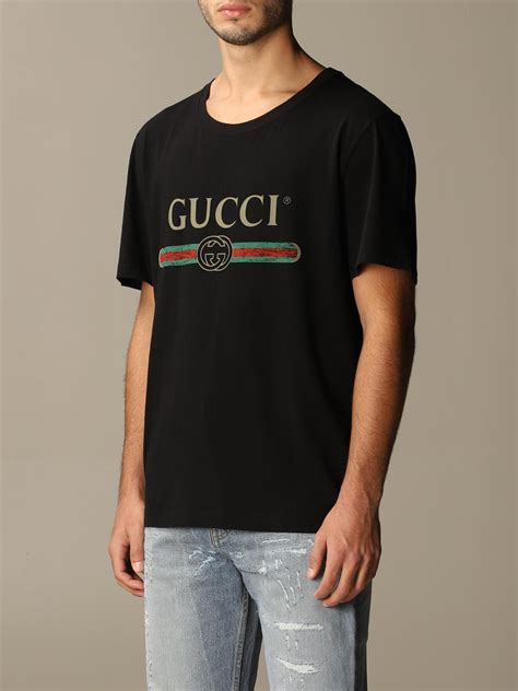 gucci graphic t-shirts|authentic gucci t shirt men.